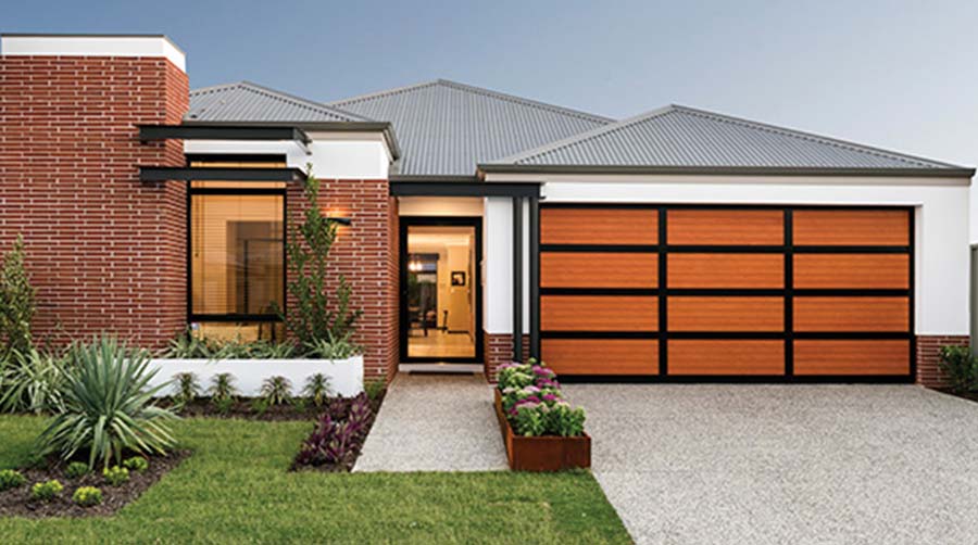 Custom garage door in Perth